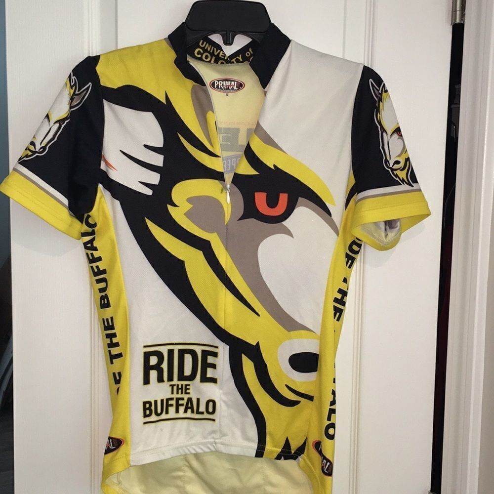 University of Colorado Buffaloes Buffs Golf mens Cycling Bike Jersey singletrack